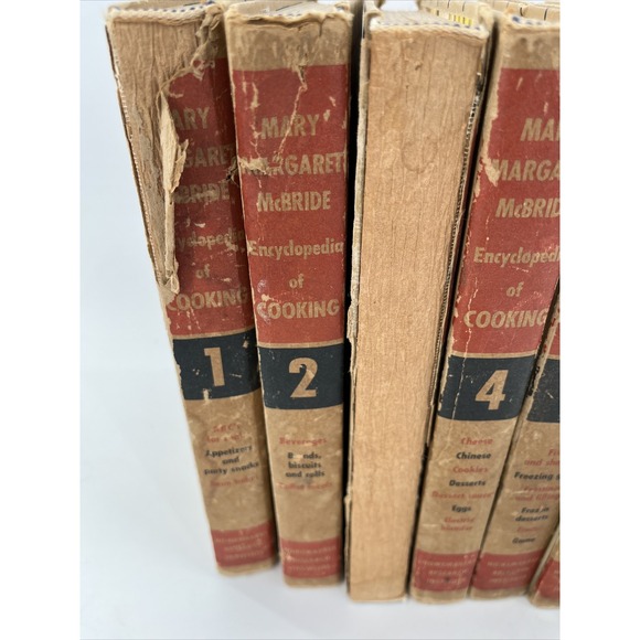 Mary Margaret McBride Encyclopedia Of Cooking Volumes 1-12 Cookbook Set 1958 - Picture 3 of 16